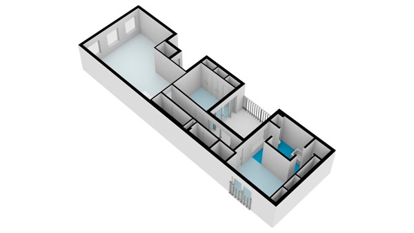 Floorplan - Prinsengracht 808C, 1017 JL Amsterdam